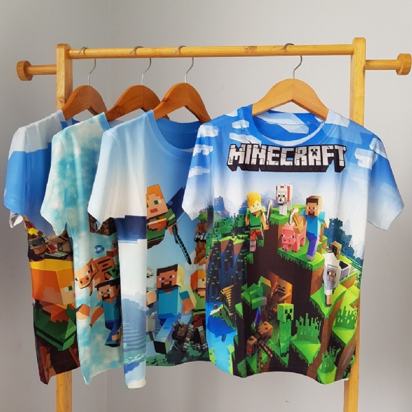 BỘ SƯU TẬP MINECRAFT SIÊU HOT : Áo thun Minecraft – Áo khoác Minecraft – Bộ thun lạnh Minecraft.