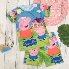 Bộ thun peppa cho bé gái